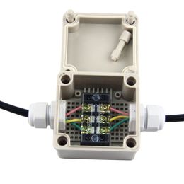 IP65 Waterproof Electric Enclosure Project Junction Box with Gland Connectors 86*84*60mm