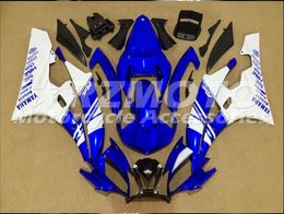 3 gift New Fairings For Yamaha YZF-R6 YZF600 R6 06 07 2006 2007 ABS Plastic Bodywork Motorcycle Fairing Kit Cowling Cover Blue White PV8