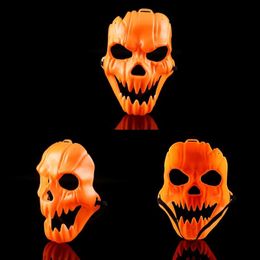 Party Masks Halloween Horror Pumpkin Cosplay Full Face Halloween Masks Adult Festival Cosplay Party Props Plastic Fancy Mask