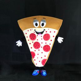 2018 High quality hot Pizza Mascot Animal Costume Halloween Christmas Beast Performance hamburger Mascot Costume Adult Size