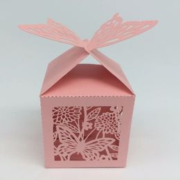 Laser Cut Butterfly Wedding Candy Box New Wedding Favour Boxes Romantic Wedding Souvenirs Free Shipping