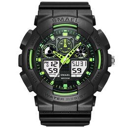 SMAEL Sport Men Digital Watch Men Dual Display Waterproof Wrist Wristwatch Army Male Clock Relogio Masculino Hodinky 41