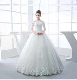 Nach Maß Ballkleid Flauschige Tüll Romantische Lange Formale Brautkleider Brautkleid 2018 Vestidos De Novia