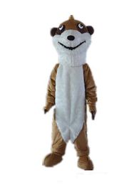 2018 High quality hot the head a thin brown squirrel mascot costume with big eyes for sale