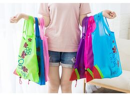 Eco Storage Handbag Strawberry Foldable Shopping Bags Beautiful Reusable BagHigh Quality Hot Selling b892