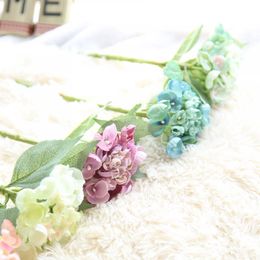 Rose Hydrangea simulation flower rose export home decoration wedding fake flower