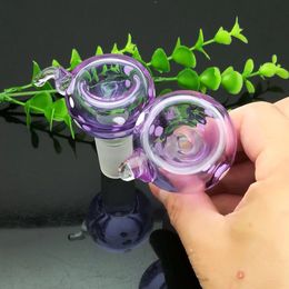 Coloured dot hook glass foam head Pipes Smoking Glass Bongs Bubblers For Pipe Mix Colors