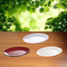 Melamine Dinnerware Dinner Plates Oval Dish Hotel Restaurant Plate A5 Melamine Porcelain Imitation Tableware Plate For Eating