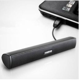 HOT SALES Portable Laptop/Computer/PC Speaker Subwoofer USB Soundbar Sound Bar Stick Music Player Speakers For Tablet