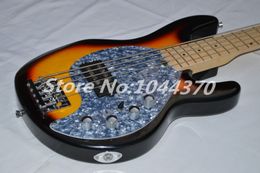 shop new music bass stingRay 5 strings Vintage Sunburst electric bass Guitar with 9v Battery amplifier circuit