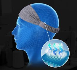 Hot men women sports headbands gym Fitness elastic hair bands Yoga stretch wide hairband Solid Colour Hair Accessories sweatband turban wraps