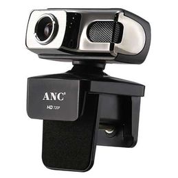 Aoni ANC Webcam HD 720P 12 Mega USB Web Cam Free Drive Smart TV Desktop PC Computer Video Laptop Camera Night With Microphone