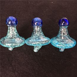 2018 New Glow In Dark UFO Glass Carb Cap Dome XL XXL Diameter 35mm For Quartz Banger Nail Enail Nails Colorful Dab Rig