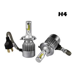 C6 H4 Espiga LED Farol 72W 7600LM Hi-Lo Beam Car LED 9004/9007 / H13 Faróis Lâmpada Automóvel Automóvel FOG Light 12V 24V