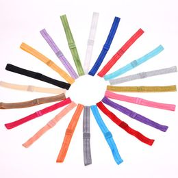 20 color baby Europe and America hot children's headband DIY accessories smooth nylon stretch edge elastic band