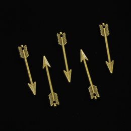 200pcs Zinc Alloy Charms Antique Bronze Plated arrow Charms for Jewelry Making DIY Handmade Pendants 30mm