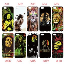 -Neuer Art Bob Marley Kasten für iPhone 8 7 6 6S plus x Silikon-Abdeckungs-Fall Luxus ultra dünner weicher TPU für iPhone 5 5s Se-Handytasche