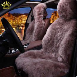 Red Sheepskin Car Accessories Ping