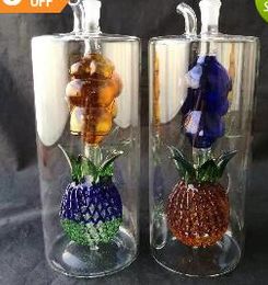 Colourful large pineapple waterahu glass bongs accessories , Wholesale glass bongs accessories, glass hookah, water pipe smoke