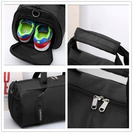 Outdoor Bags New Waterproof Gym Bag Fitness Training Sports Bag Portable Shoulder Travel Independent Shoes Storage Sac Sport
