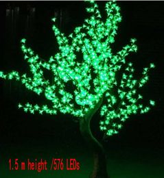 Simulation Tree pole LED Cherry Blossom Tree Light 864pcs LED Bulbs 1.8m Height 110/220V Seven Colours for Option Rainproof Outdoor Usage