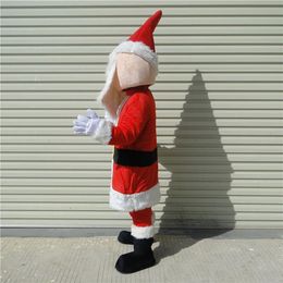 2018 Discount factory sale adult santa claus cartoon mascot costumes christmas dress for party good quality free shipping can be customized