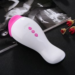 Intelligent Heating Masturbator Realistic Blowjob Toys for Men Male Suck/Licking Penis Massage Cup Sex Shop