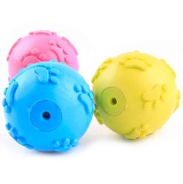 Pet Rodent Puppy Dogs Toys Play Exercise Plastic Small Ball Toy For Dogs Pet Perros Squeaky Toys Squeaker Toys Teeth Training