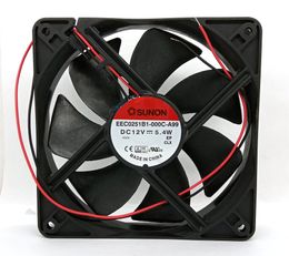 New Original SUNON EEC0251B1-000C-A99 DC12V 5.4W 120x120x25MM 12cm 2Lines Computer cooling fan