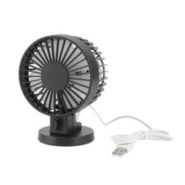 Freeshipping Hot ! Mini Portable Dual Blade Desk Super Mute Laptop PC USB Cooler Small Fan Black