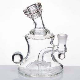 14mm Female Glass Water Pipes Glass Banger Hanger Nail Pyrex Oil Rigs Glass Bong Thick Recycler Oil Rig bubbler Hookahs for Smoking 927