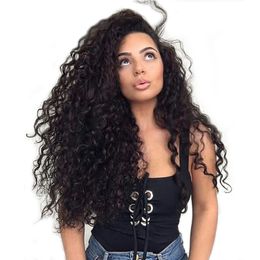 Deep Wave Lace Front Wigs Brazilian Virgin Human Hair Lace Wigs For Black Women Pre Pluck Human Hair Wigs With Baby Hair