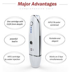 New Technology Portable Vmax HIFU Face Lifting Ultrasound Machine 3.0-4.5MM Wrinkle Removal Anti Ageing Skin Beauty Device