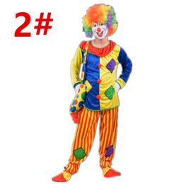 New Theme Costume Adult Funny Circus Clown Costumes Unisex New Arrival Men Women Halloween Full Set Cosplay 360