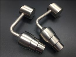 Wholesale 14/19mm Male Domeless Titanium Banger Nails Concentrate Accessories for Glass bongs dab rigs recycler glass bong