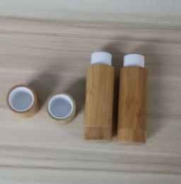 Bamboo DIY design empty lip gloss container lip balm cosmetic packaging containers LX1310