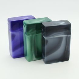 Newest Colourful Plastic Cigarette Cases Innovative Design Shell Pattern High Quality Boxes Multiple Uses Portable Storage Box Hot Cake DHL