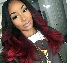 Discount Short Dark Red Ombre Hair Short Dark Red Ombre