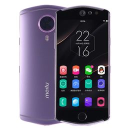Original Meitu T8s 4G LTE Cell Phone 4GB RAM 128GB ROM Helio X27 Deca Core Android 5.2 inch 21.0MP Fingerprint ID Smart Mobile Phone 3580mAh