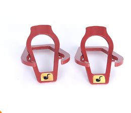 Plastic Resin Pipe Rack Accessories Red Brown Ribbon Pipe Sign