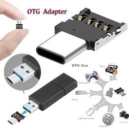 Universal OTG adapter fast data transfer usb 2.0 micro usb type C OTG adapters for usb device Disc cellphone tablet PC keyboard
