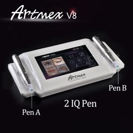 Artmex V8 Permanent Makeup Digital Eyebrow Lip Eyeline 2 in 1 MTS / PMU Digital Professional Permanent Makeup Tattoo Machine Rotary Pen