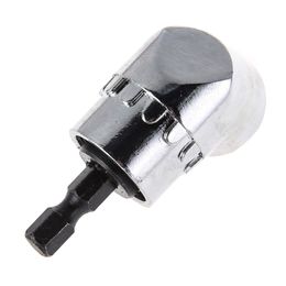 105 Degree Right Angle Driver Screwdriver Adjustable Hex Bit Angle Head Screw Driver 1/4 Hex Shank for Power Drill Screwdriver