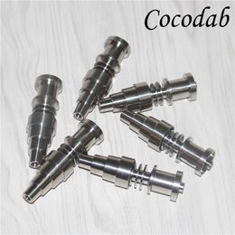 gr2 universal domeless titanium nail titanium gr2 nails 10mm 14mm 18mm glass bong water pipe 6in1 titanium dab nail dab rig