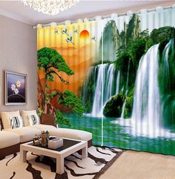 custom blackout curtains for living room landscape 3d curtains window curtains 3d stereoscopic home goods curtain