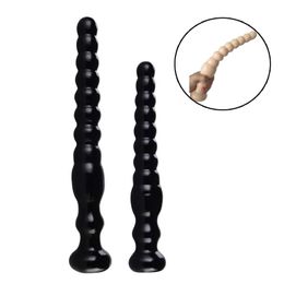 Super Larger Soft Silicone Anal Plug Dildo Masturbation Sex Toys Anal Beads Butt Plug Prostate Massage Anal Dilator Sex Products S924