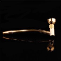 Removable cleaning pure copper portable cigarette smoking hardware new curved metal thread tobacco rod