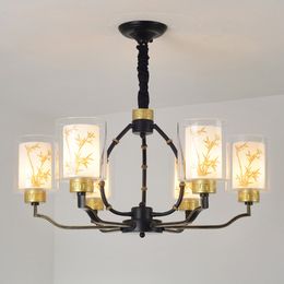 Cheap Pendant Wrought Iron Glass Chandelier
