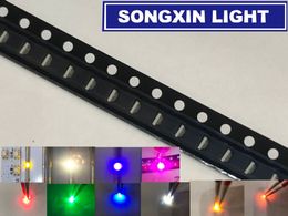 200 pcs SMD SMT 1206 Super Bright DEL Blanc Ampoule De Lampe De Bonne Qualité