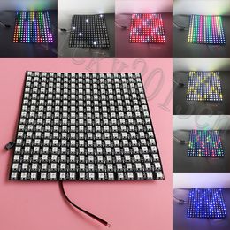 5V WS2812B 5050 RGB LED 256 Pixel Flexible Panel Module Light Individual Addressable Programmable Matrix 16cm x 16cm for Digital Display Screen